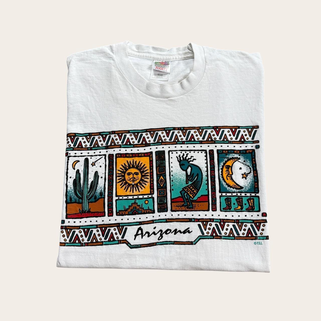 Vintage 90s USA Arizona Native American artwork souvenir t-shirt