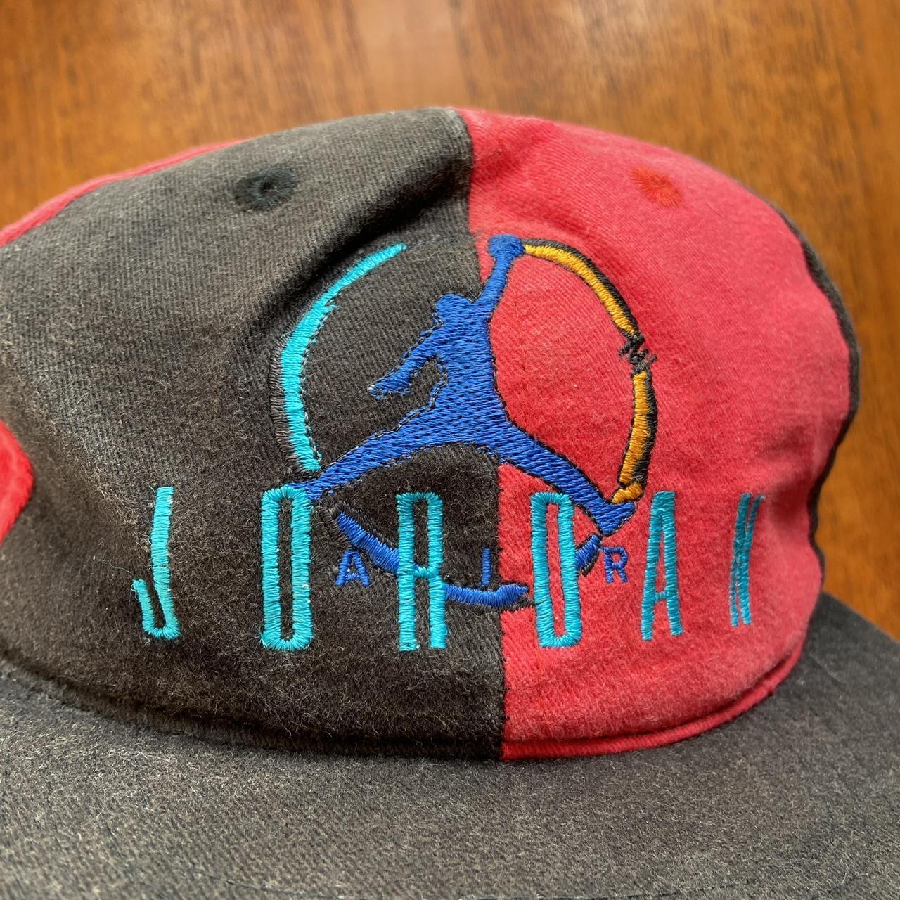 Vintage 90s USA Nike Air Jordan basketball NBA promotional graphic cap