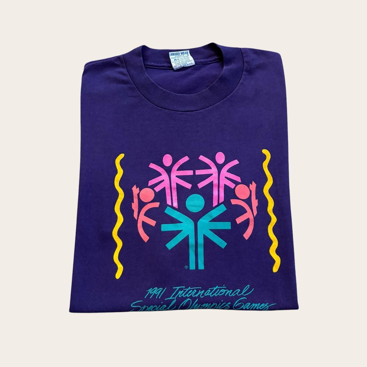 Vintage 90s USA international special Olympics games athletics t-shirt