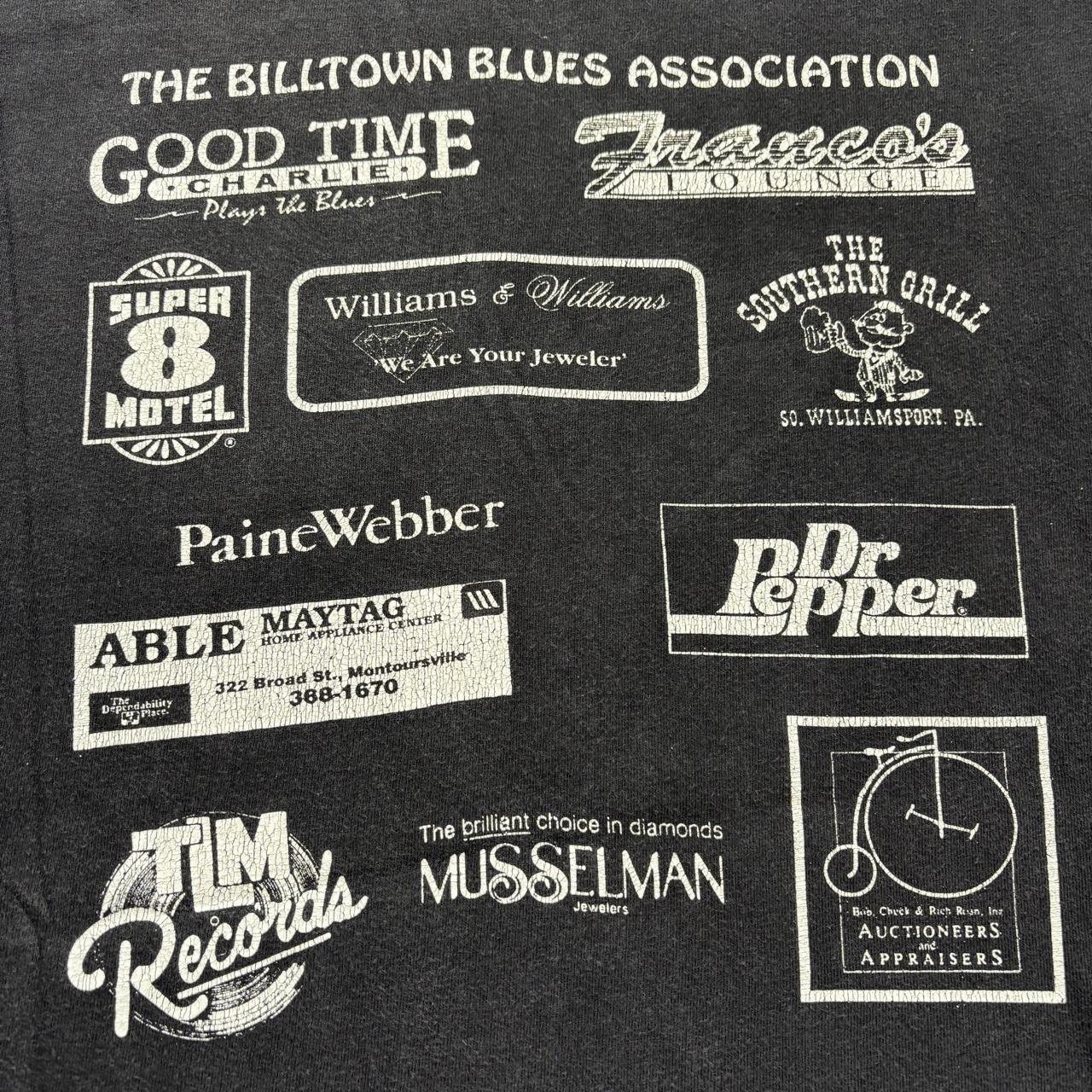 Vintage 90s USA Billtown Blues festival Pennsylvania t-shirt