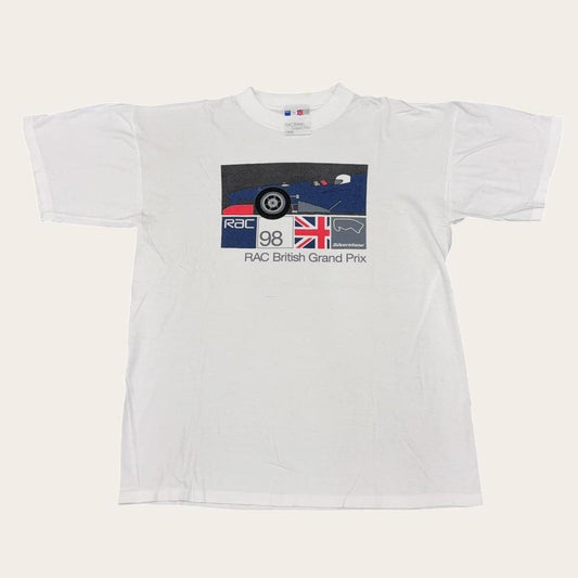 Vintage British Grand Prix 98 Silverstone circuit Formula One motorsport t-shirt