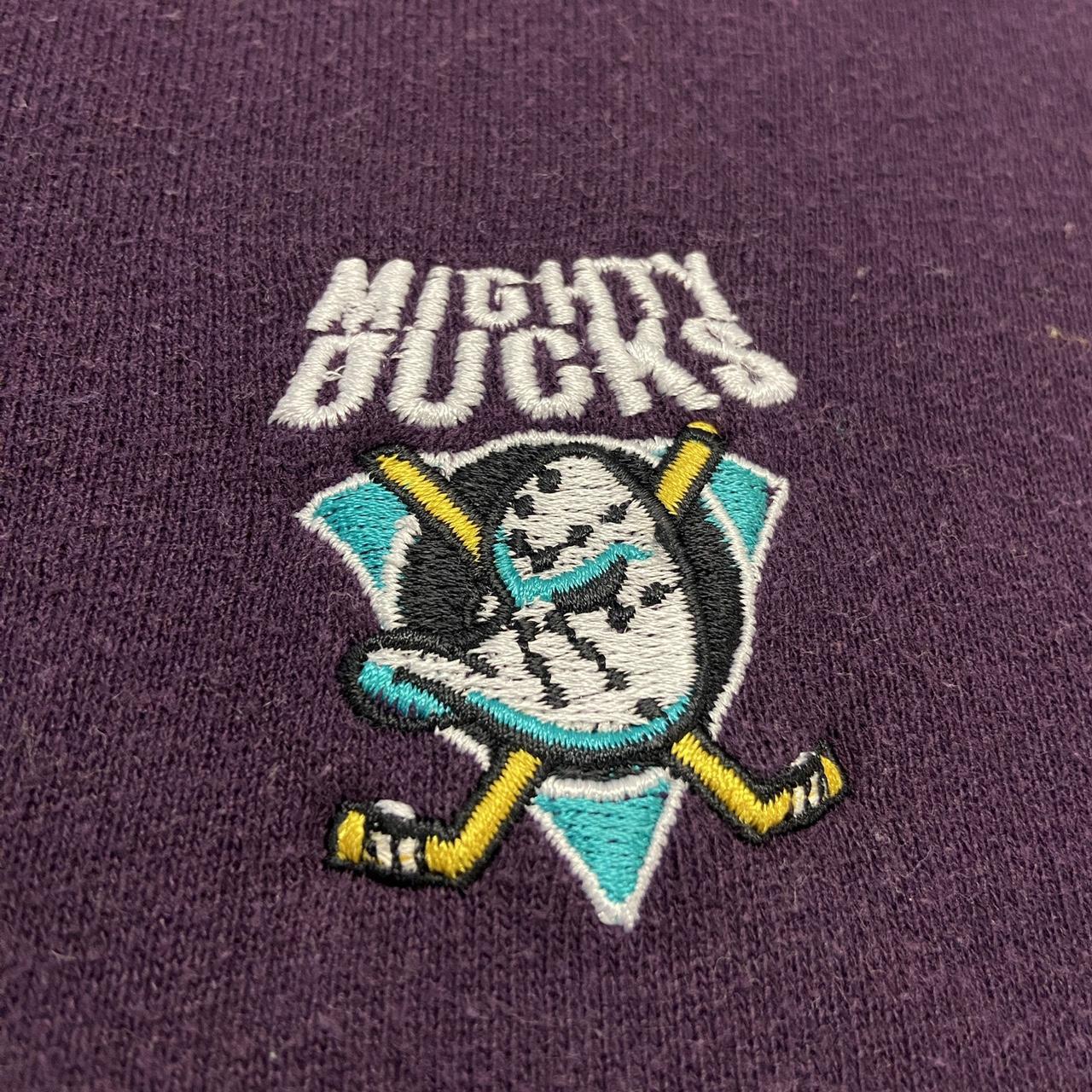 Vintage 90s USA Anaheim Mighty Ducks NHL Ice Hockey graphic sweatshirt