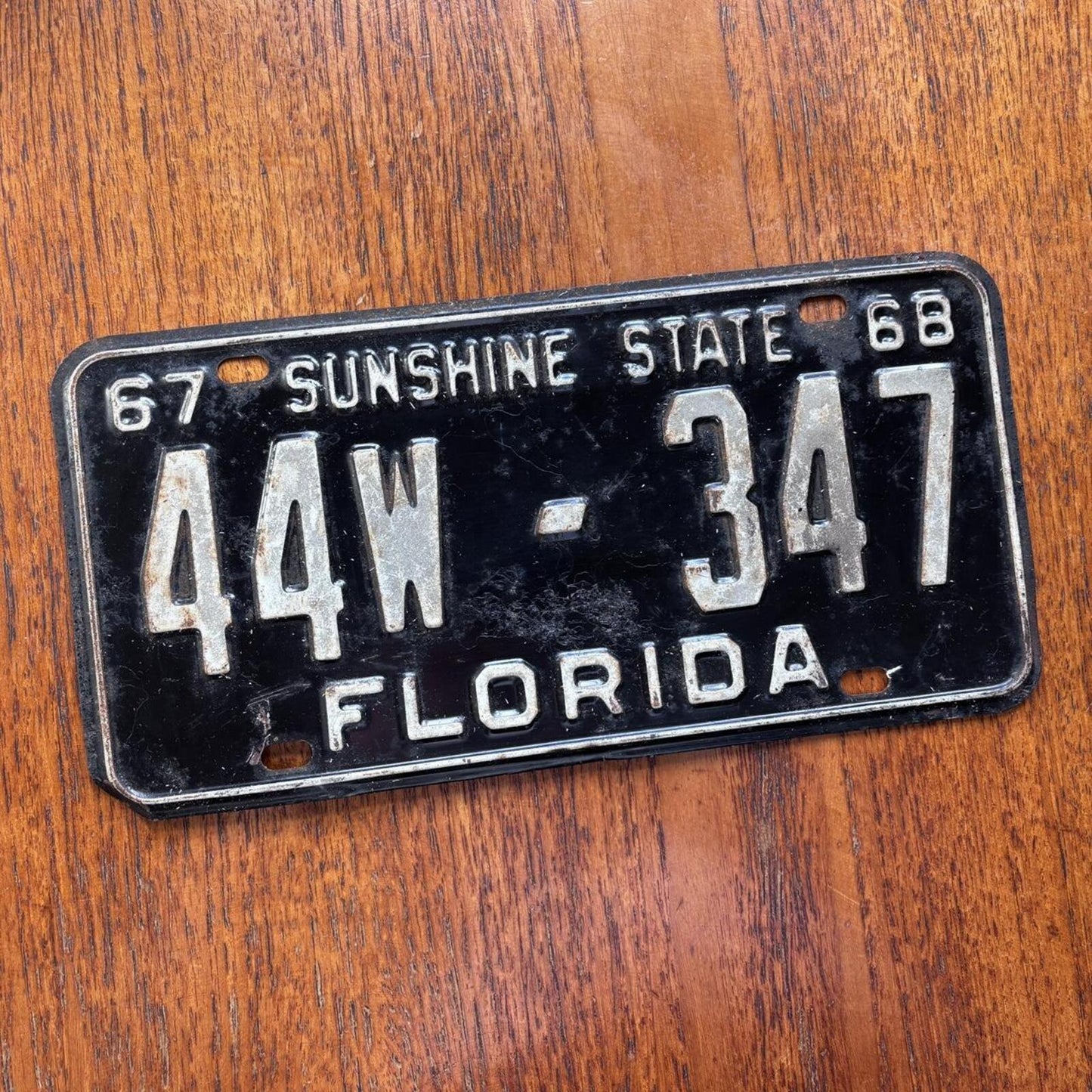 Vintage 60s USA Florida Sunshine State American license plate