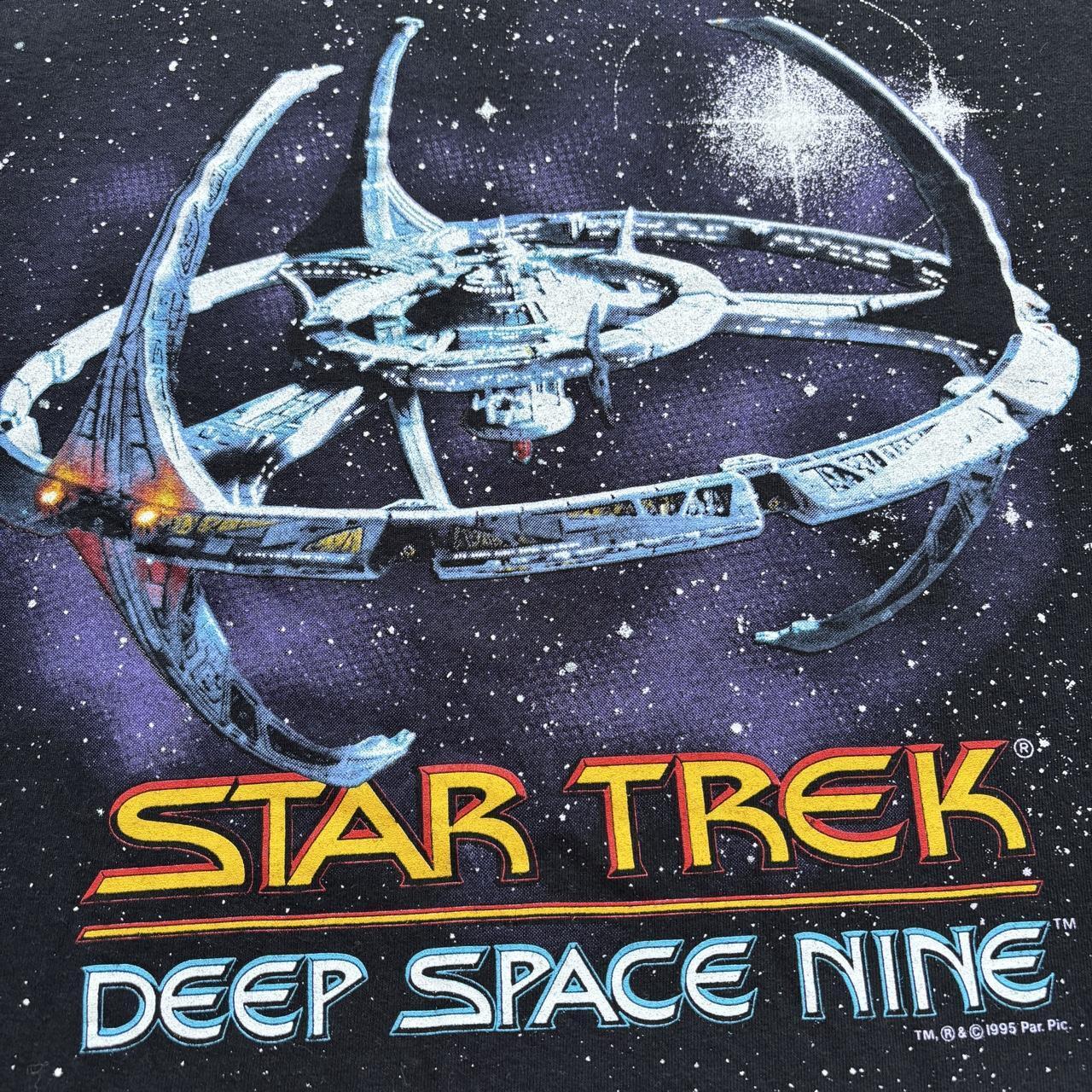 Vintage 90s USA Star Trek Deep Space Nine sci-fi TV series t-shirt