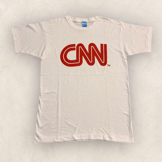 Vintage 90s USA CNN cable news network TV graphic t-shirt