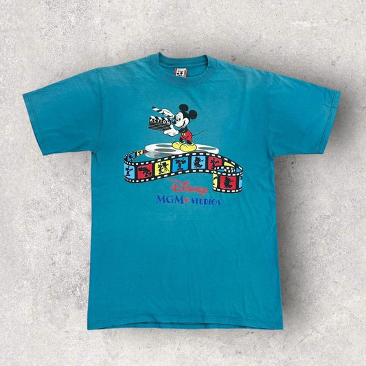 Vintage 90s USA Disney MGM Studios theme park Mickey Mouse graphic t-shirt