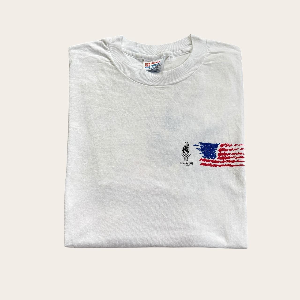 Vintage 90s USA Atlanta Olympics summer games basketball t-shirt