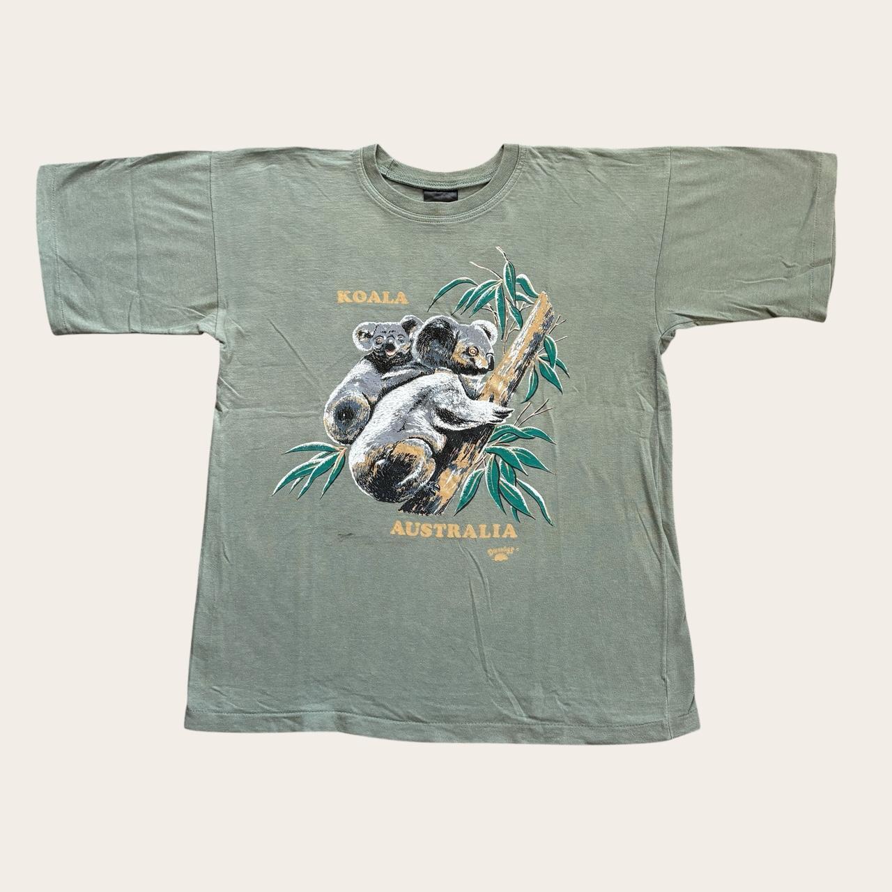 Vintage 90s Koala bears Australia nature wildlife t-shirt