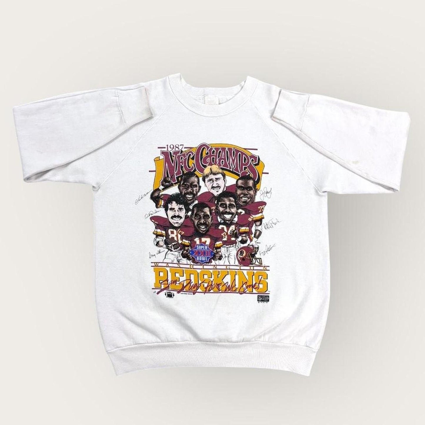 Vintage 80s Washington Redskins Super Bowl 22 NFL American Football sweatshirt