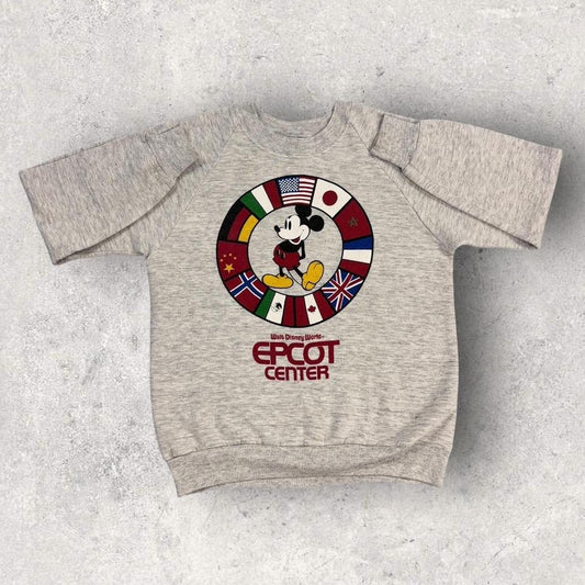 Vintage 90s USA Walt Disney World Epcot Center Mickey Mouse graphic sweatshirt