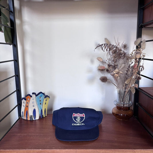 Vintage 90s USA interstate chemical workwear embroidered cap