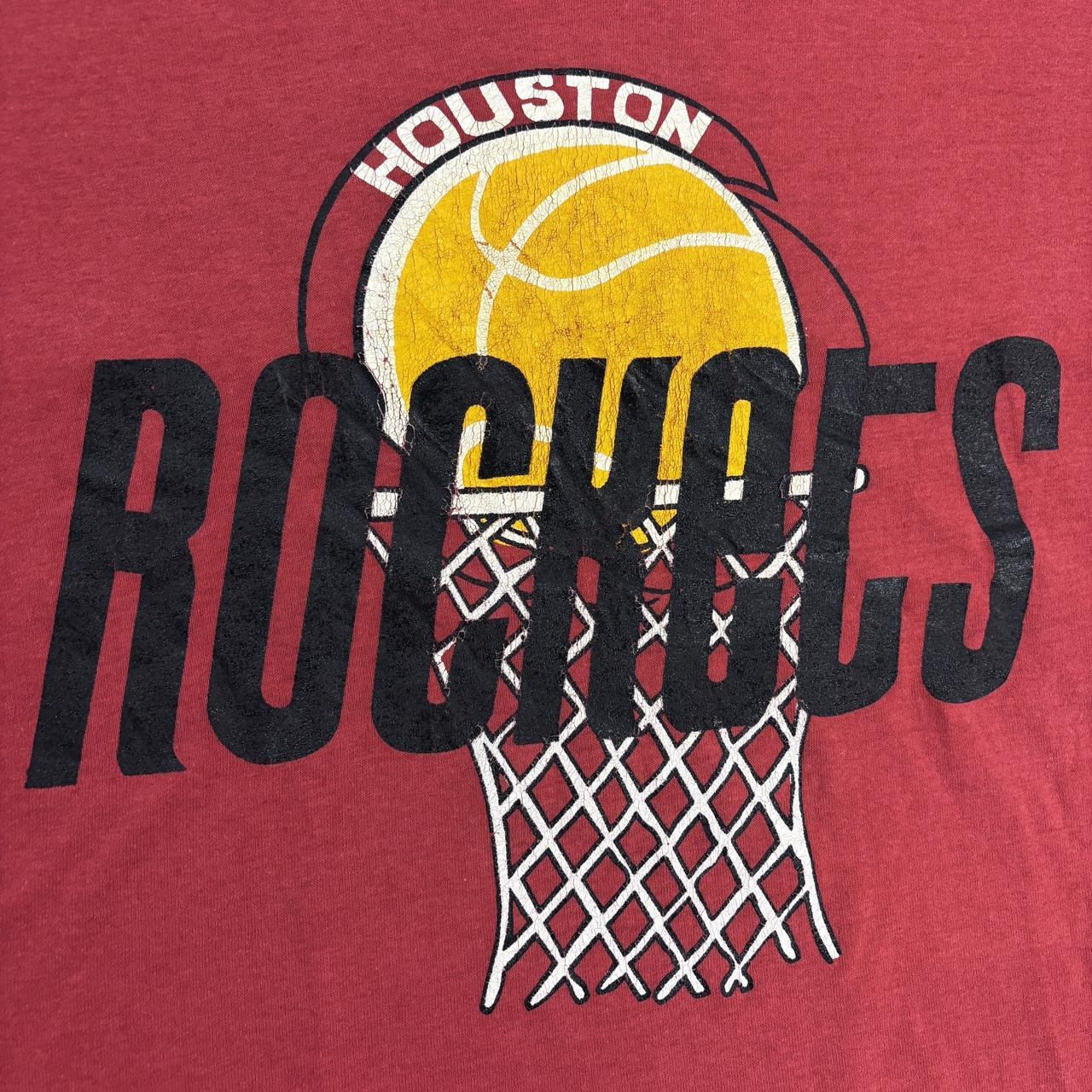 Vintage 80s USA Houston Rockets NBA basketball graphic t-shirt
