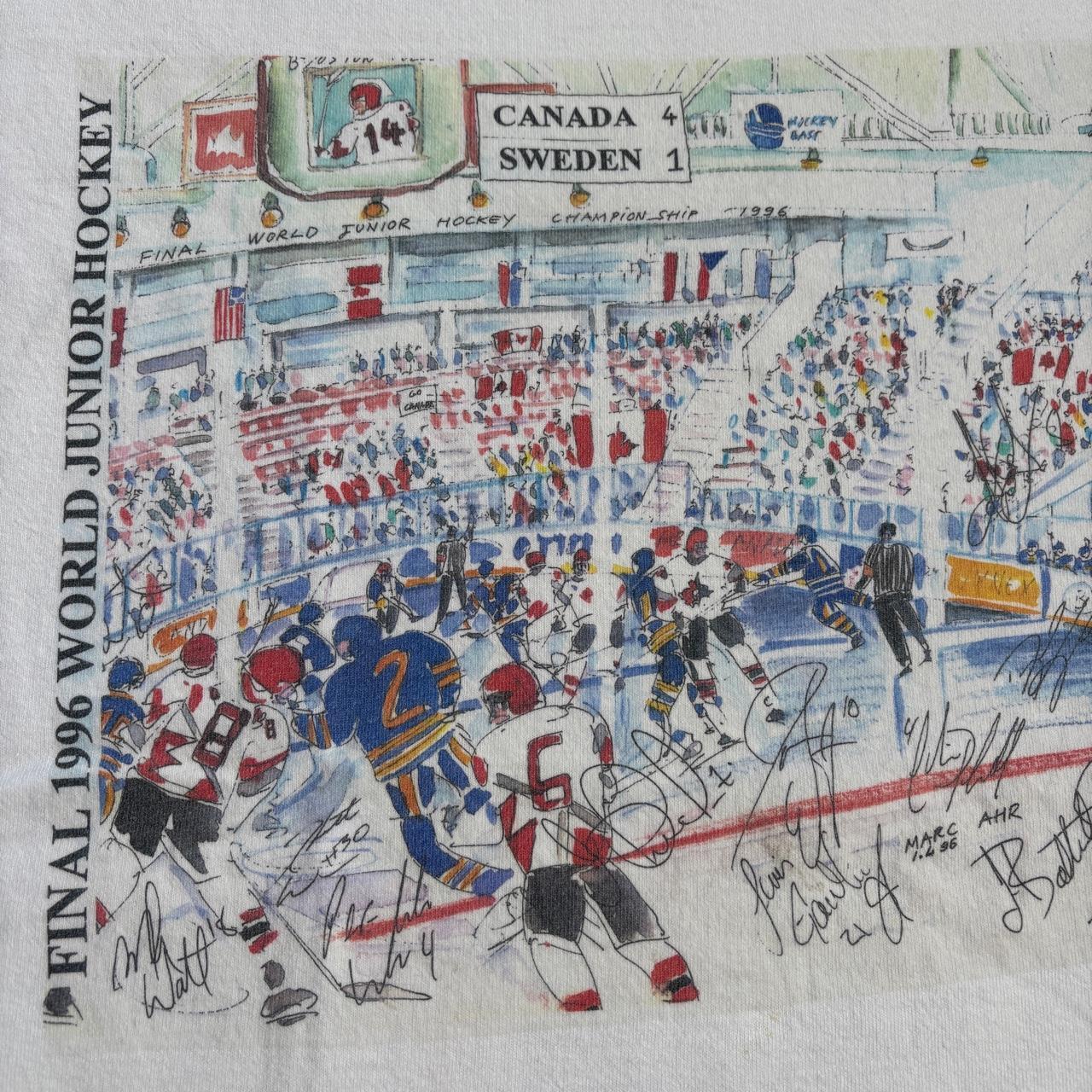 Vintage World Junior Ice Hockey Final Canada t-shirt
