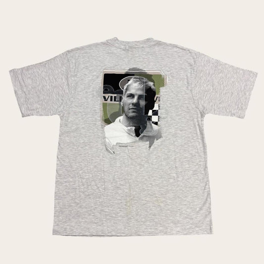 Vintage Y2K Jacques Villeneuve F1 Formula One world champion motorsport t-shirt