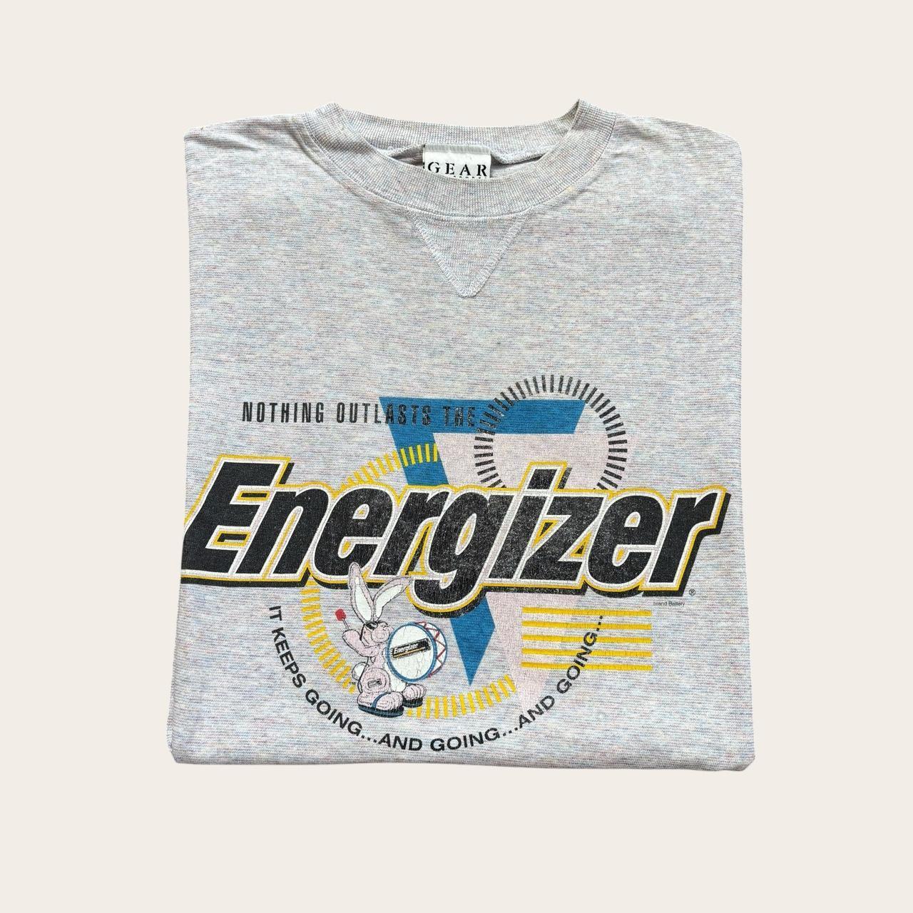 Vintage 90s USA Energizer batteries promotional t-shirt