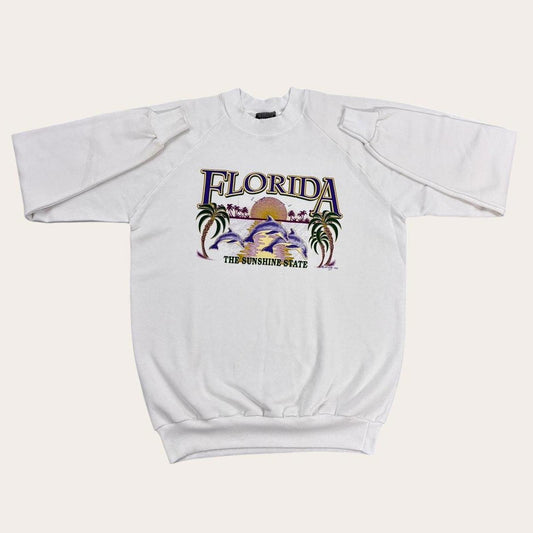 Vintage 90s USA Florida sunshine state tourist souvenir sweatshirt