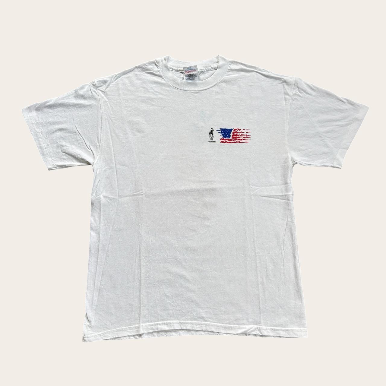 Vintage 90s USA Atlanta Olympics summer games basketball t-shirt