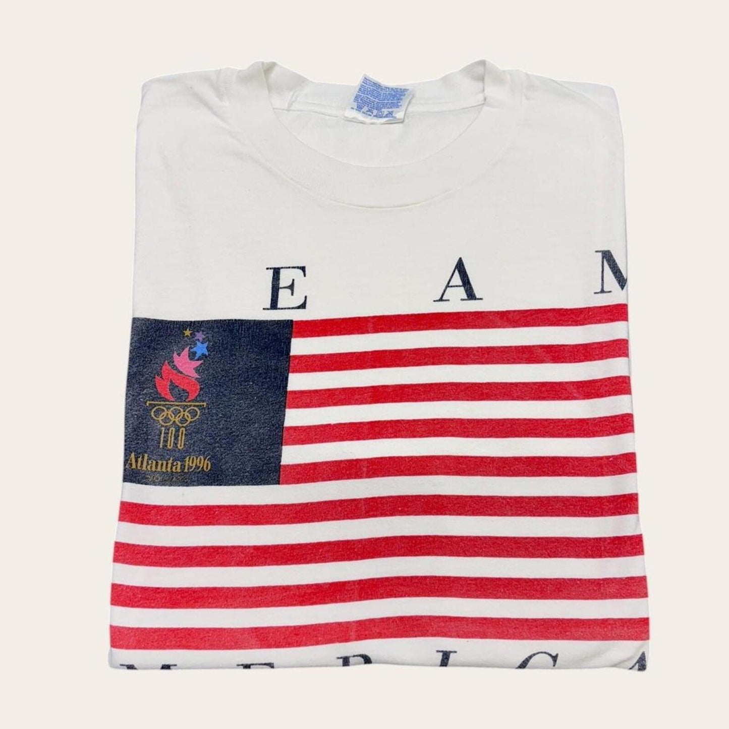 Vintage 90s USA Atlanta Olympics summer games athletics Team America t-shirt