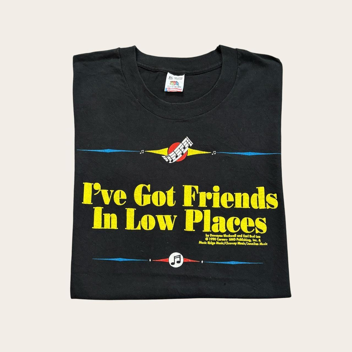 Vintage 90s USA Garth Brooks I’ve got friends song country western music t-shirt