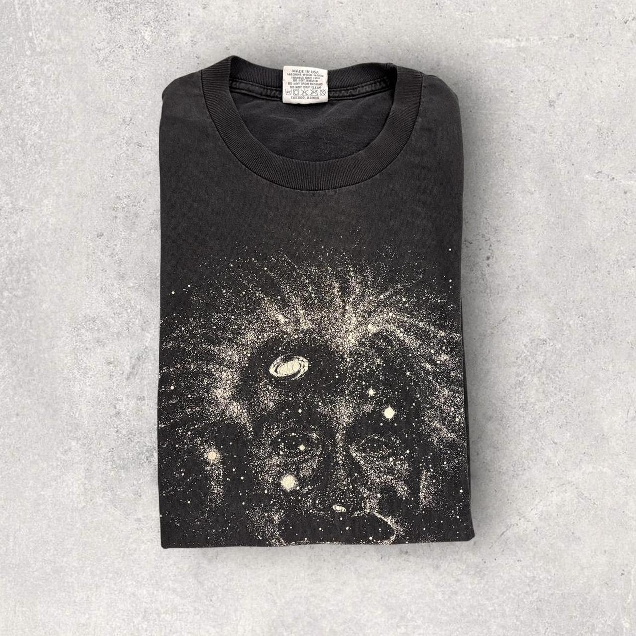 Vintage 90s USA Albert Einstein Pacific Science Center Museum Seattle Smithsonian graphic t-shirt
