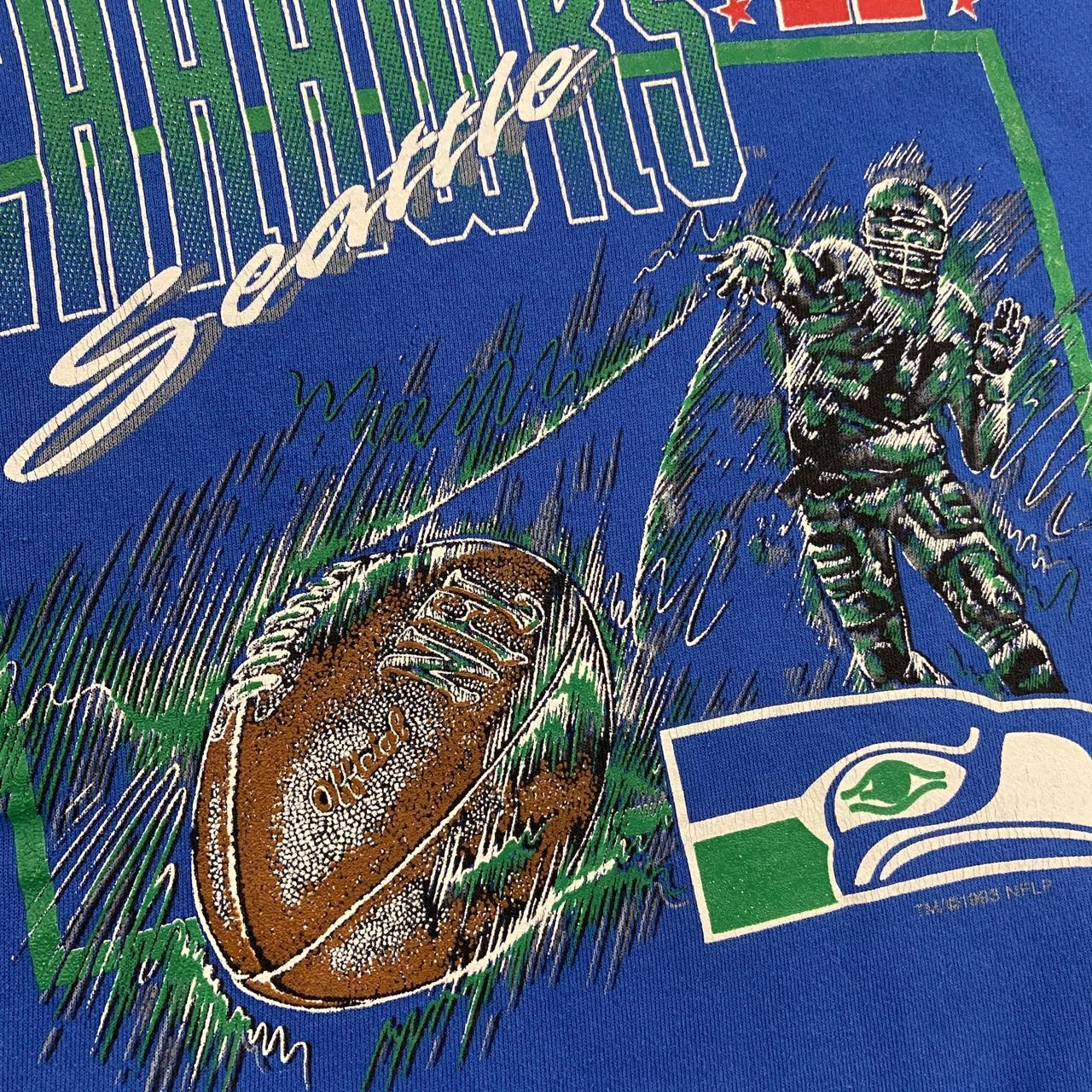 Vintage 90s USA Seattle Seahawks NFL American Football graphic sweatshirt