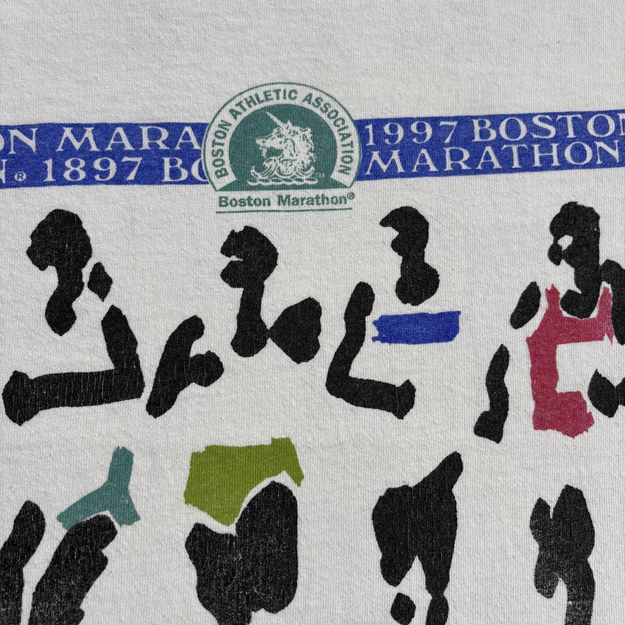 Vintage Boston Marathon ‘97 race running t-shirt