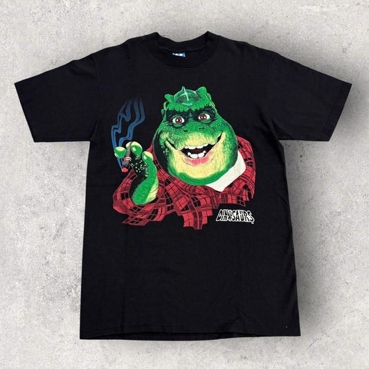 Vintage 90s USA Earl Sinclair Dinosaurs TV Series Disney promotional t-shirt
