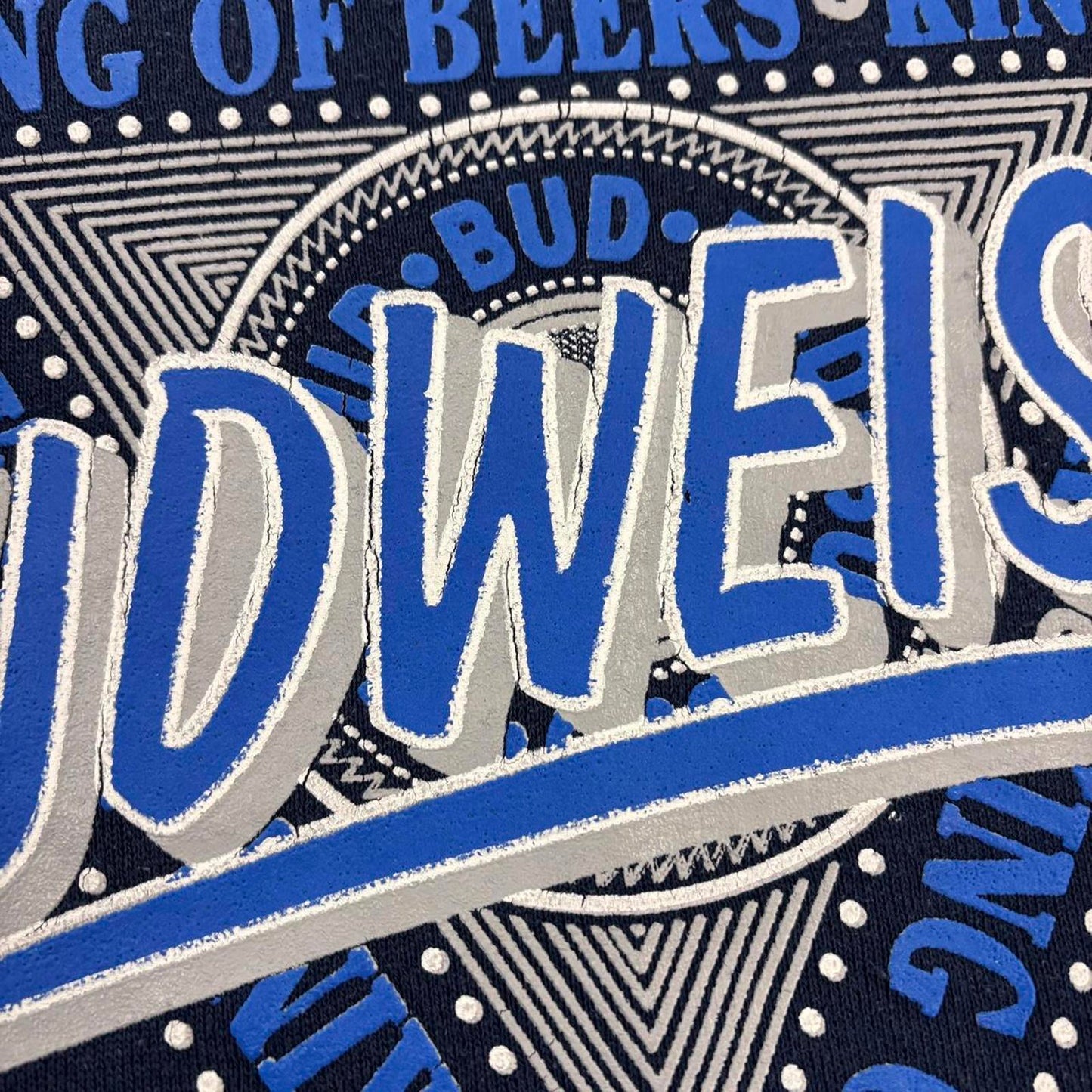 Vintage 90s USA Budweiser king of beers promotional sweatshirt