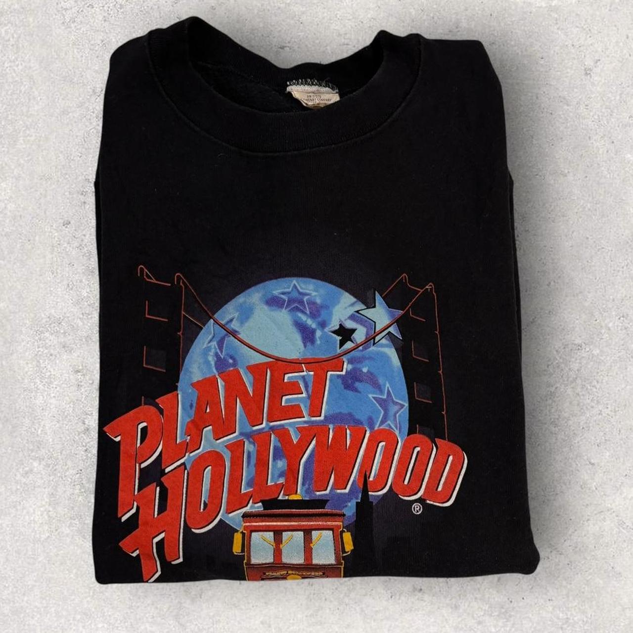 Vintage 90s USA Planet Hollywood San Francisco restaurant bar graphic sweatshirt