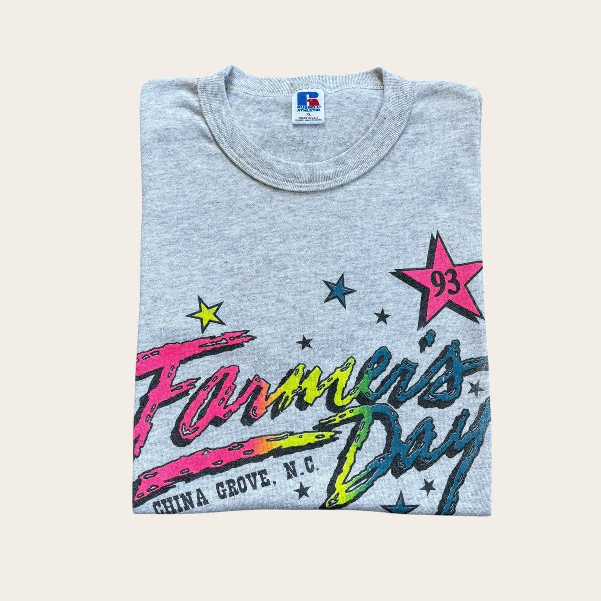 Vintage 90s USA Farmer’s Day North Carolina farming agriculture t-shirt
