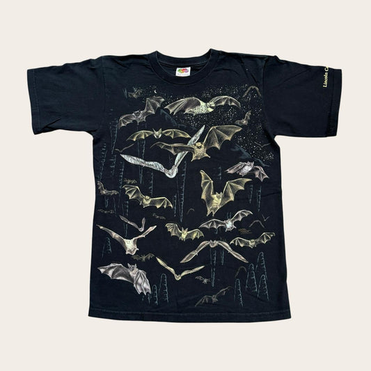 Vintage Y2K bats Lincoln caves Pennsylvania nature wildlife AOP t-shirt