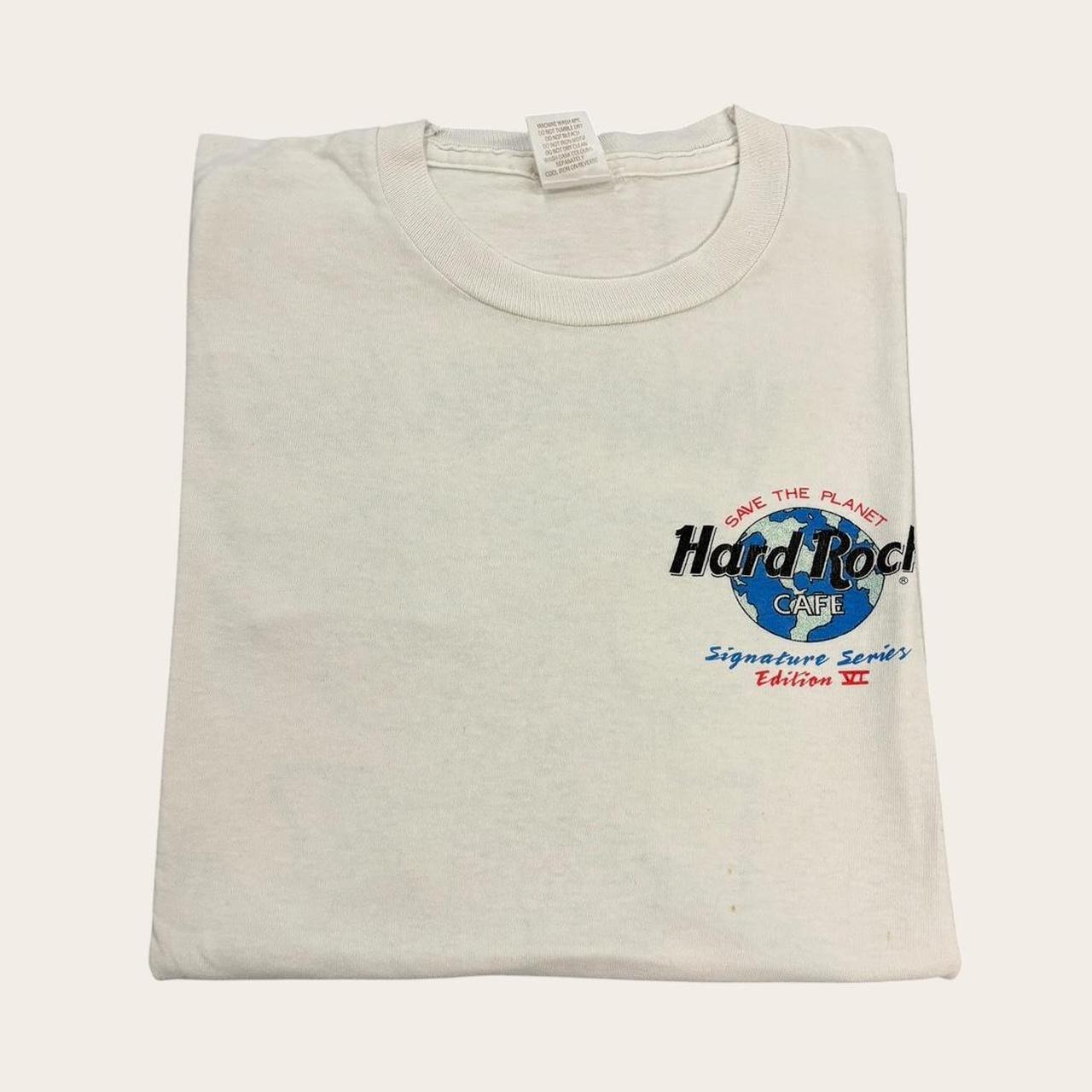 Vintage 90s USA Hard Rock Cafe signature series Elton John music t-shirt