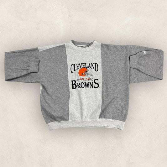 Vintage 90s USA Cleveland Browns NFL American Football embroidered sweatshirt