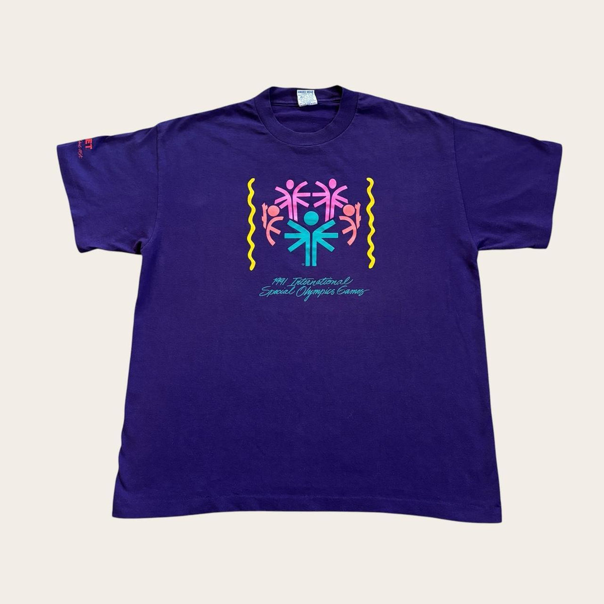 Vintage 90s USA international special Olympics games athletics t-shirt