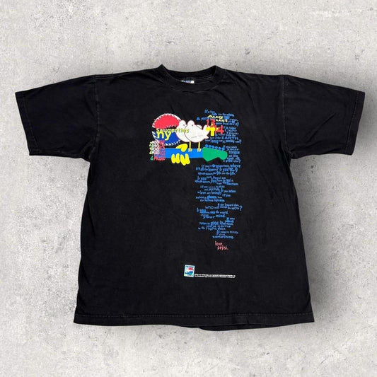 Vintage 90s USA Pepsi Woodstock music festival New York State band t-shirt