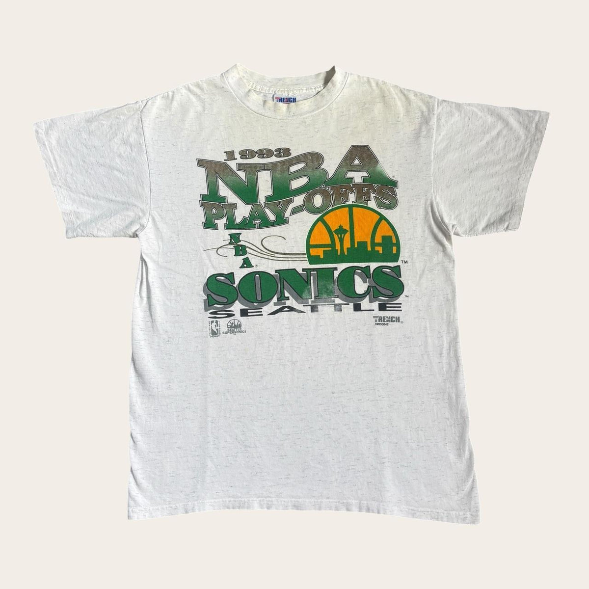 Vintage Seattle SuperSonics NBA playoffs ‘93 basketball t-shirt