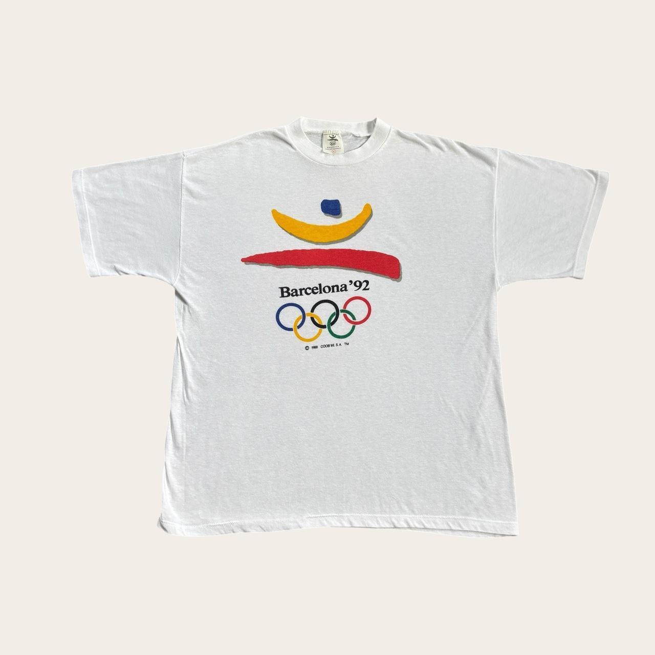 Vintage Barcelona Olympics ‘92 summer games athletics Spain t-shirt