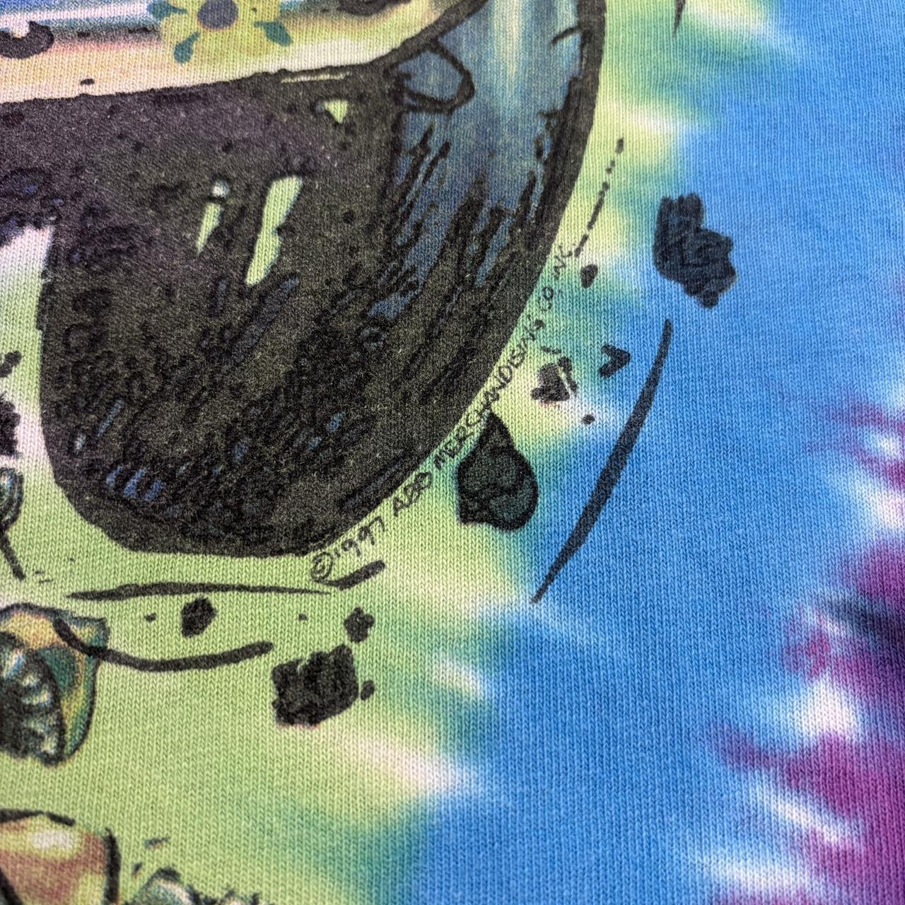 Vintage 90s USA The Allman Brothers Band rock music tie dye AOP band t-shirt