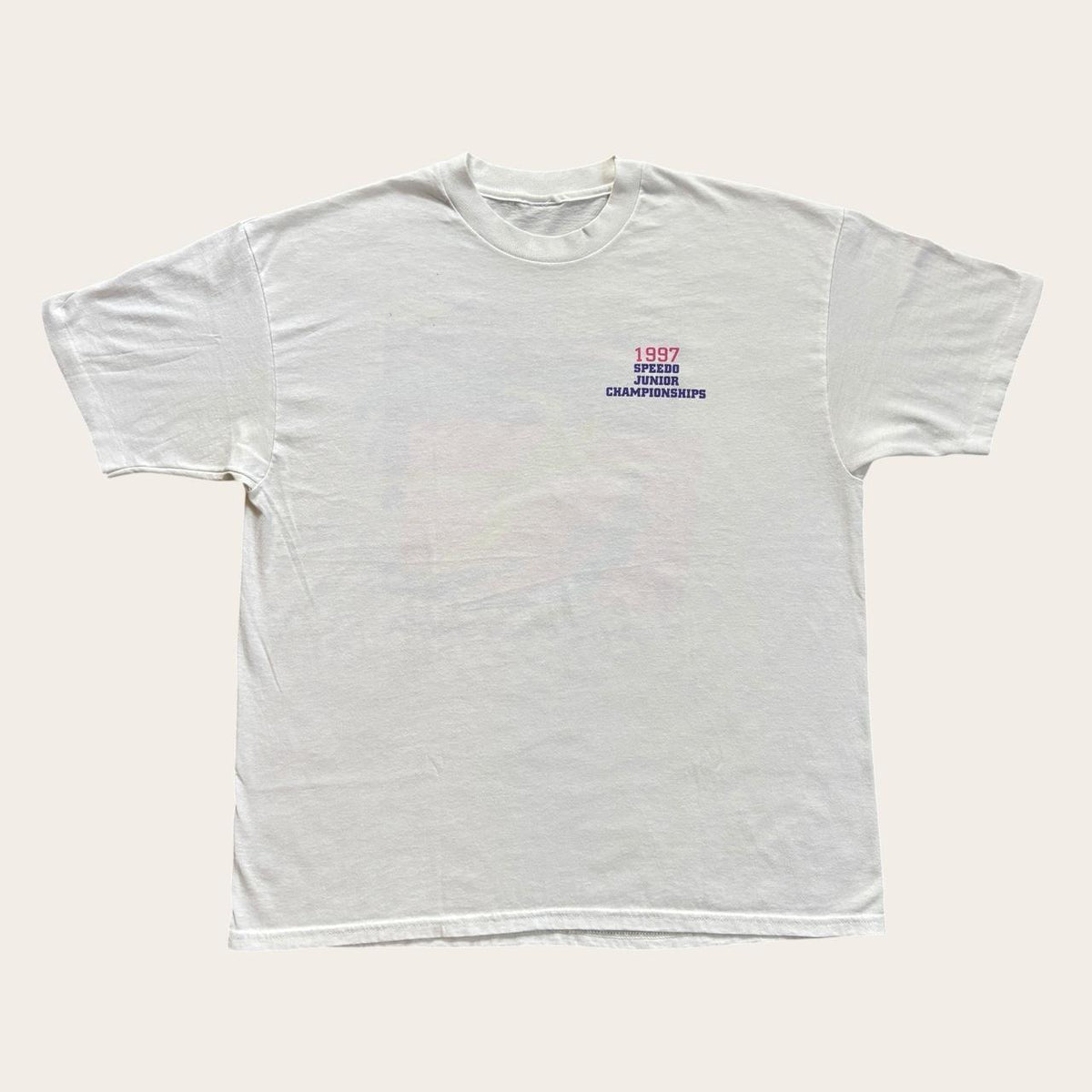 Vintage 90s USA Speedo junior swimming championships California t-shirt