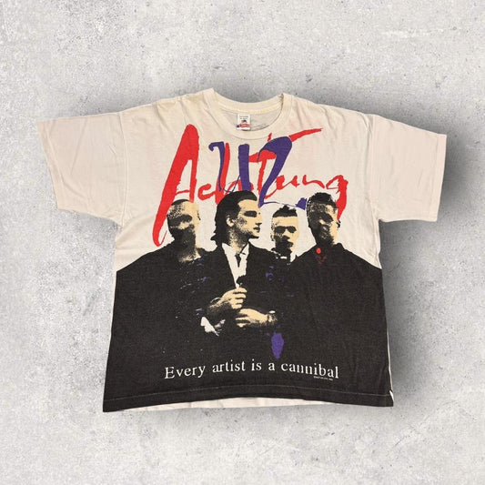Vintage 90s USA U2 Zoo TV Tour Concert graphic band t-shirt