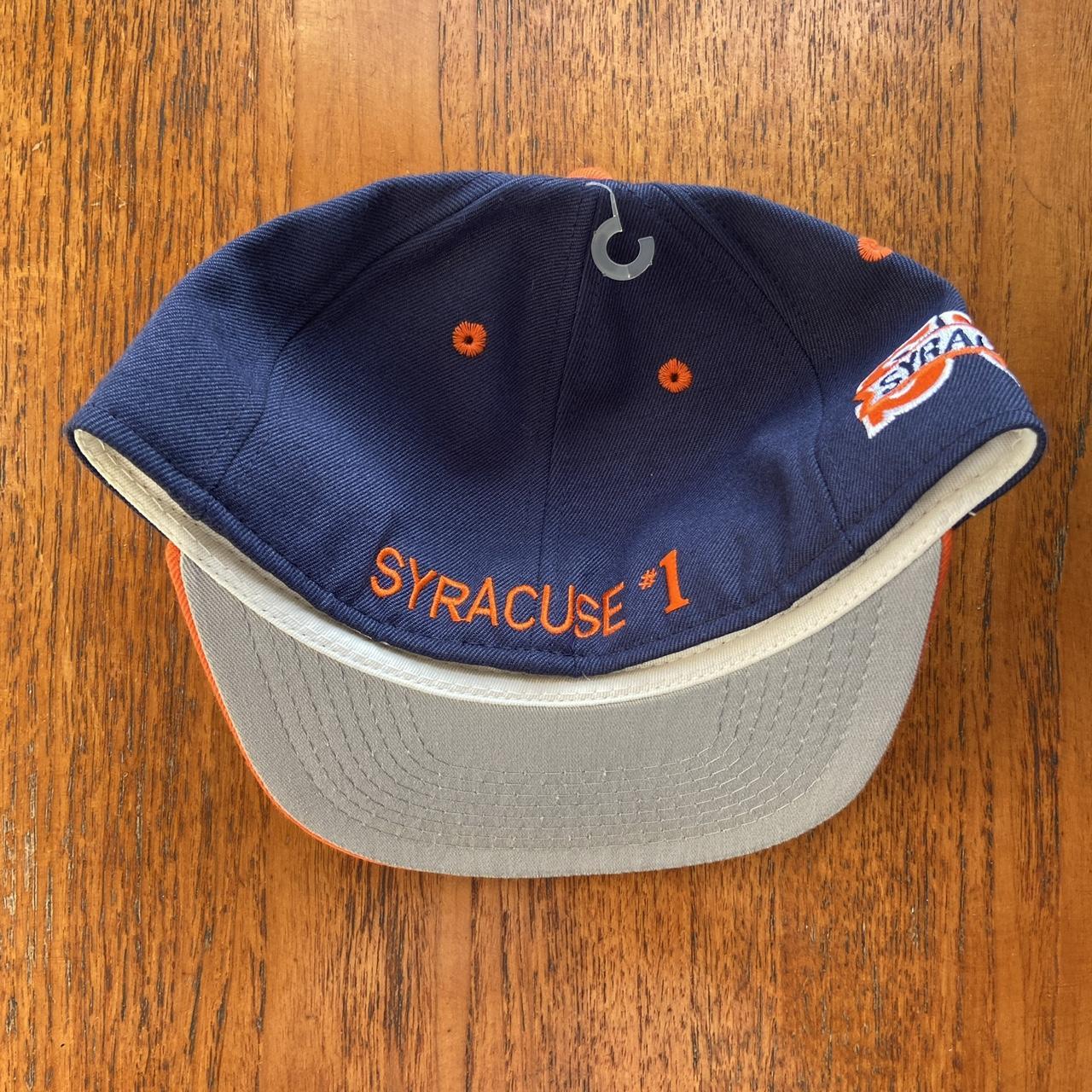 Vintage 90s USA Syracuse Orangemen university varsity dead stock graphic cap