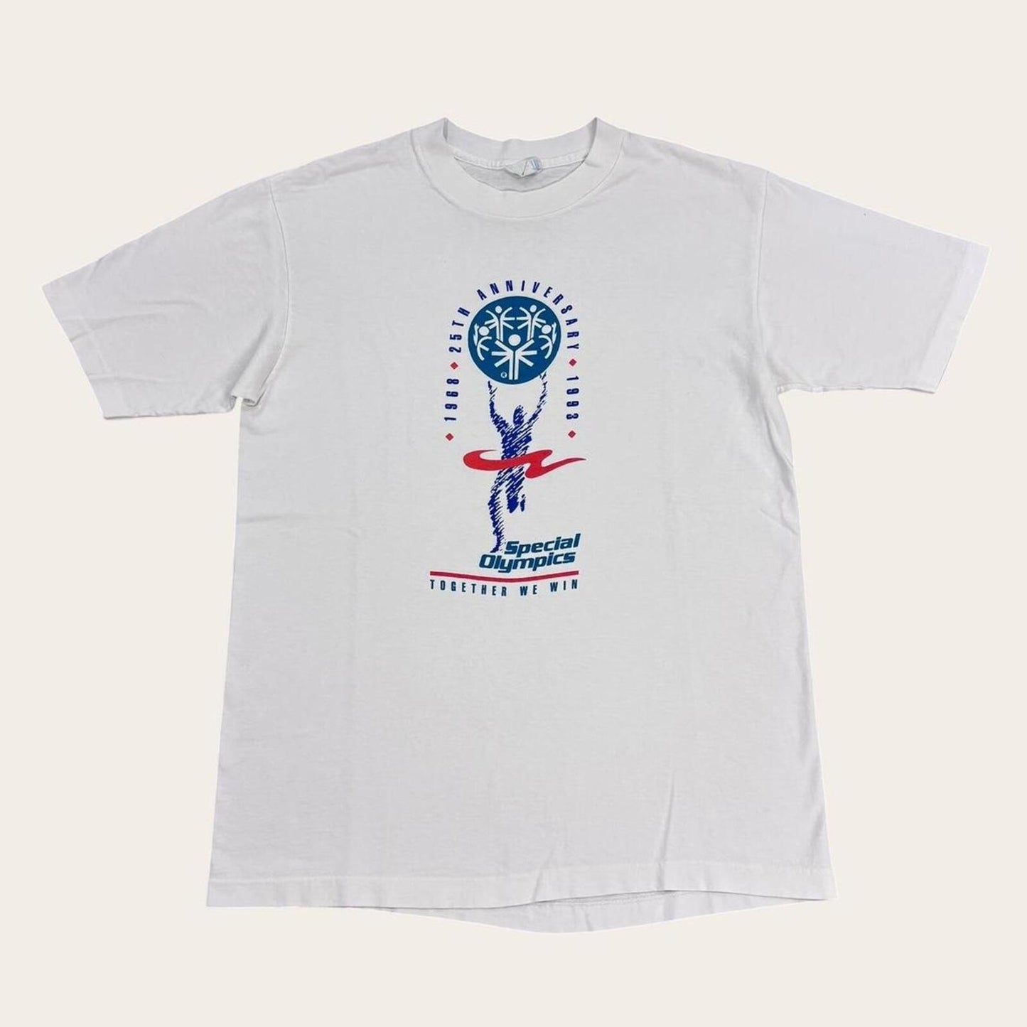 Vintage 90s USA special Olympics athletics 25th anniversary t-shirt
