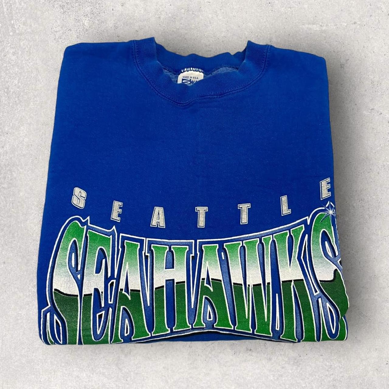 Vintage 90s USA Seattle Seahawks NFL American Football graphic sweatshirt