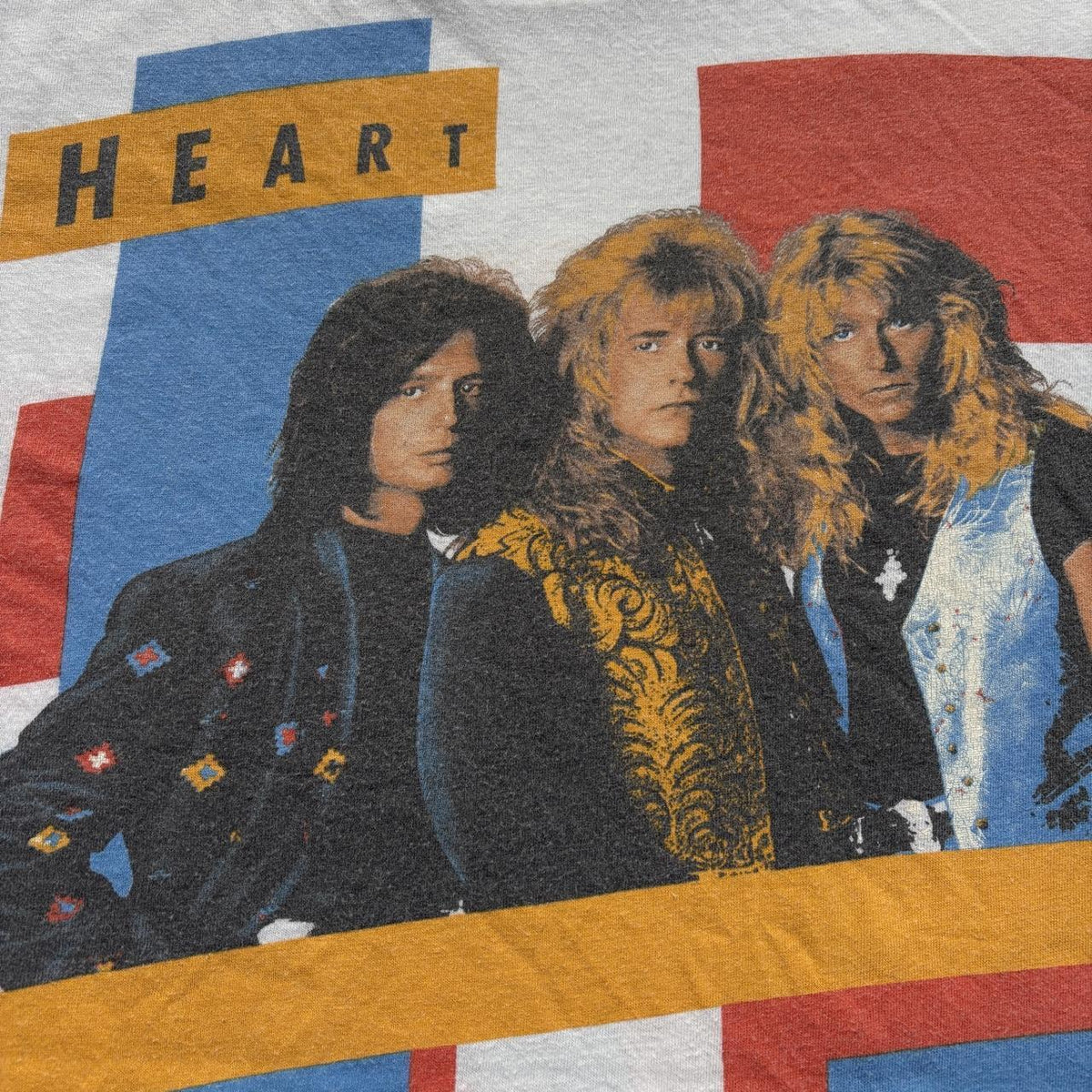 Vintage 90s USA Heart Brigade tour rock music band t-shirt