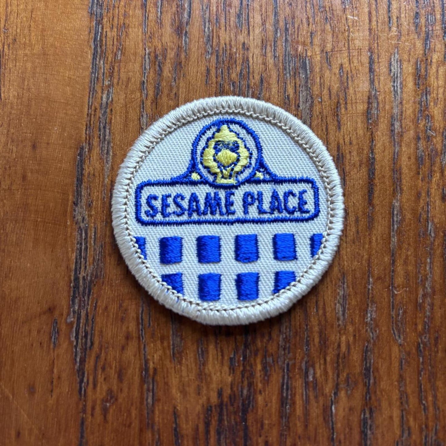 Vintage 80s USA Sesame Place theme park Philadelphia Sesame Street patch