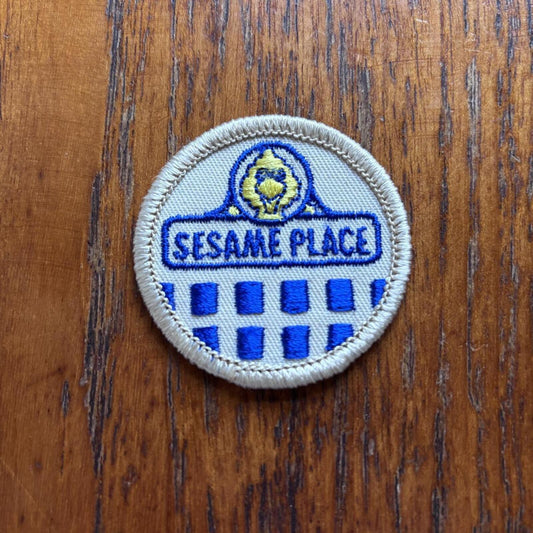 Vintage 80s USA Sesame Place theme park Philadelphia Sesame Street patch