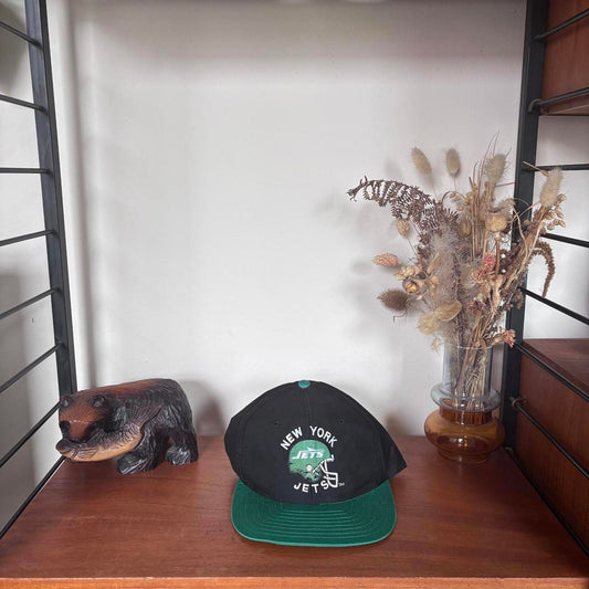Vintage 90s USA New York Jets NFL American Football graphic cap