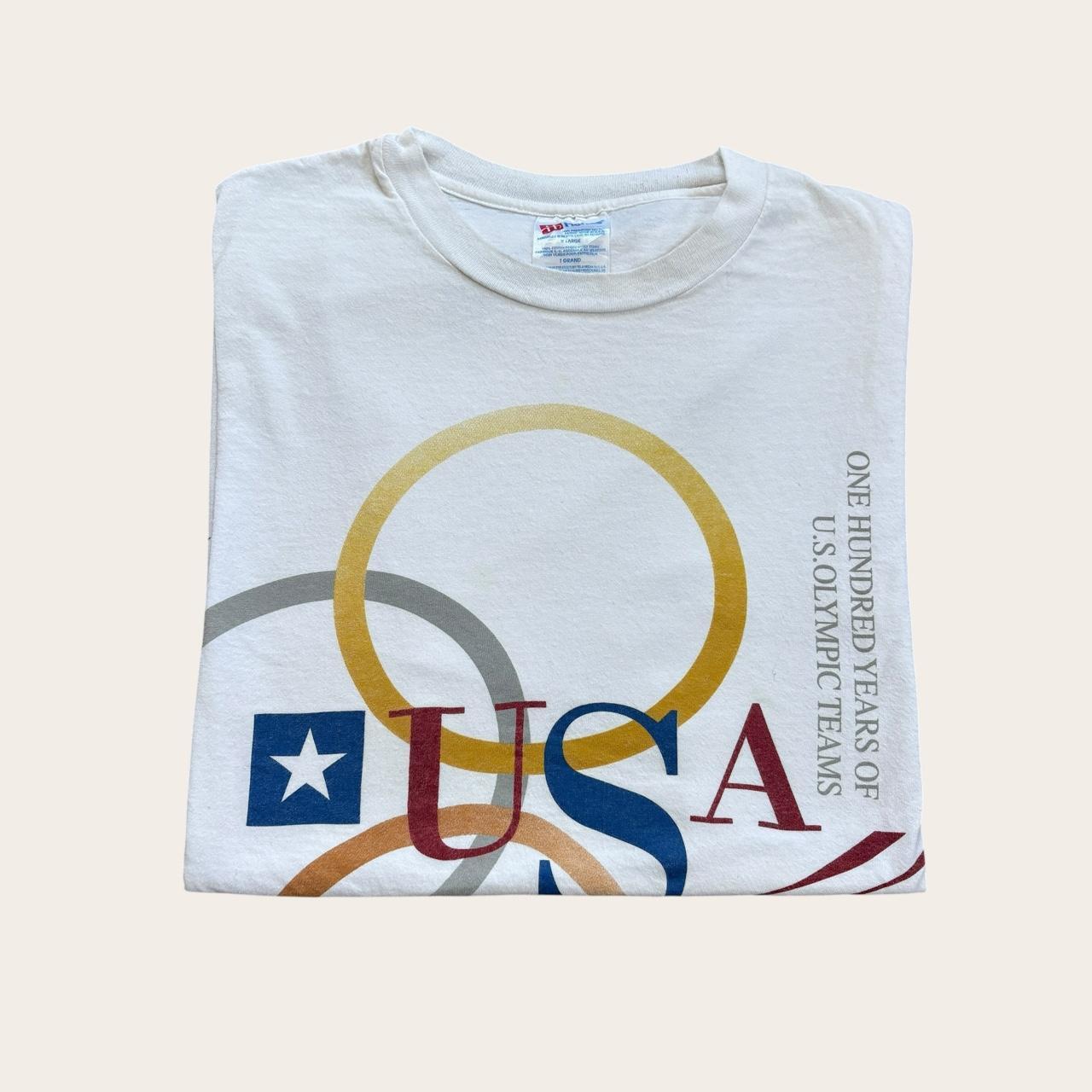 Vintage 90s USA Atlanta Olympics summer games athletics t-shirt