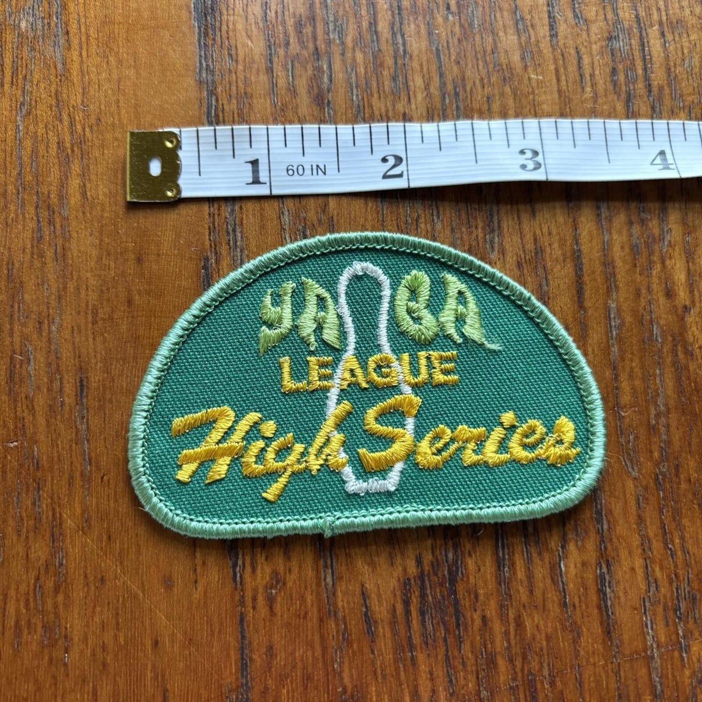 Vintage 80s USA youth American bowling alliance embroidered patch