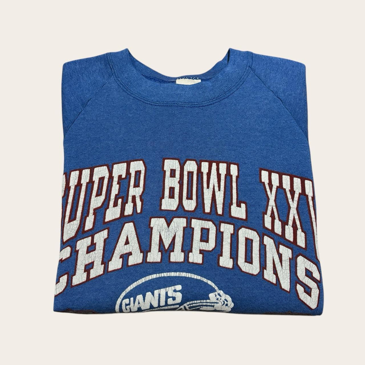 Vintage 90s USA New York Giants Super Bowl 25 NFL American Football sweatshirt